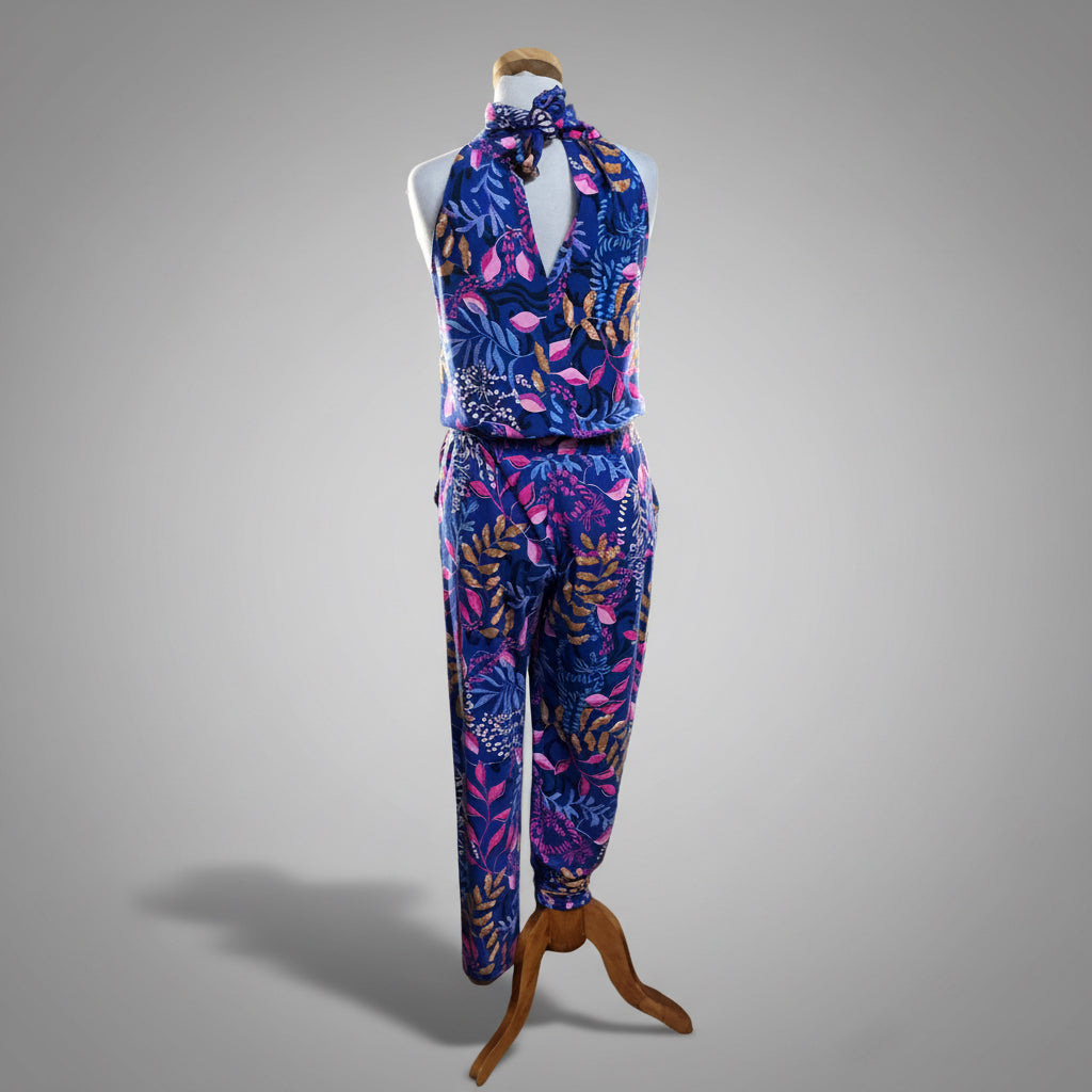 Lilly Pulitzer purple print Wyota jumpsuit, size S