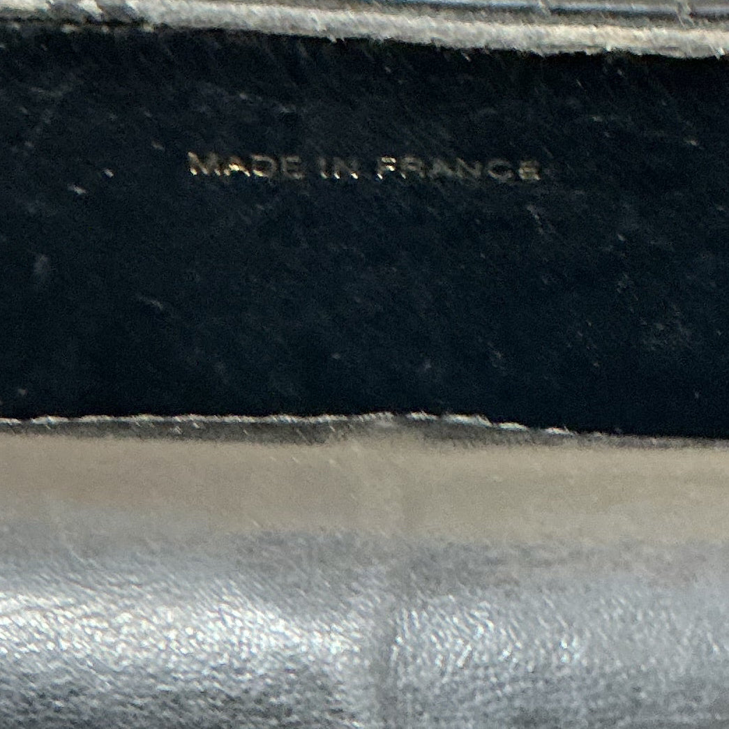 CHANEL vintage black quilted leather bag