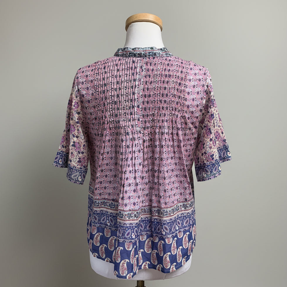 Sea New York pink and purple Bianca top, size 2