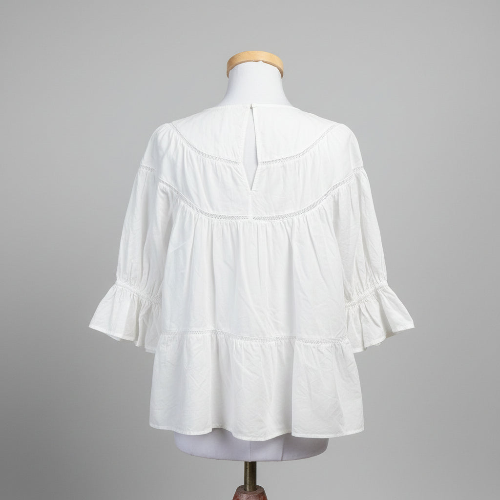Merlette white Sol blouse, size XS