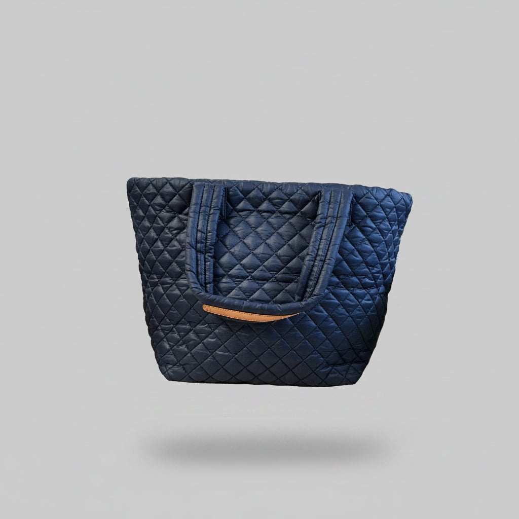 MZ Wallace navy quilted Metro Tote large, NEW WITHOUT TAGS!