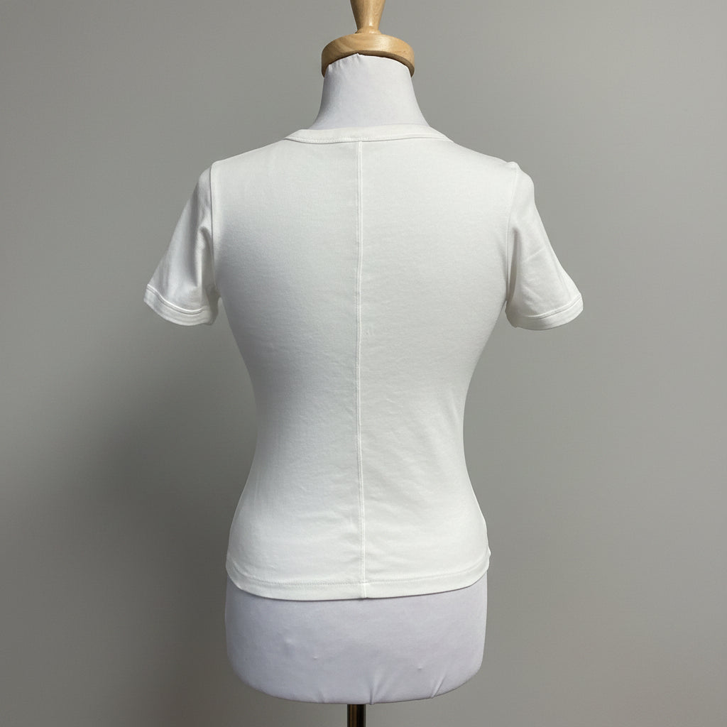 Flore Flore white Car tee, size S