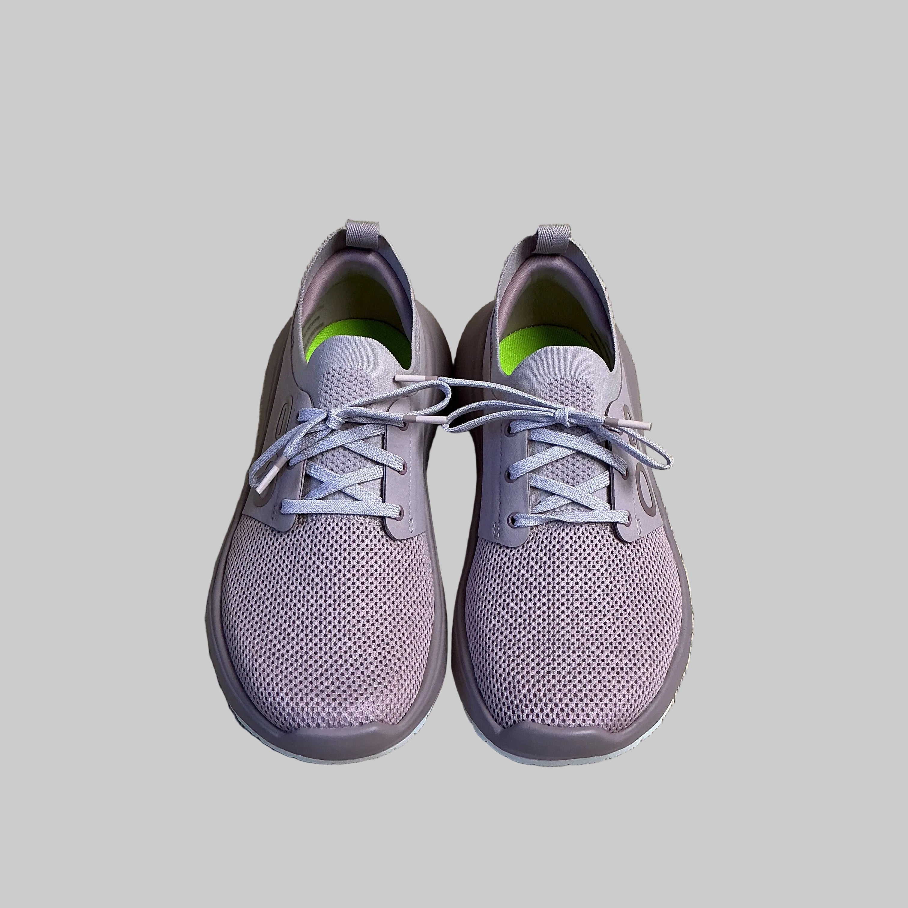 Oofos blush pink Oomy Stripe Mesh sneakers, size 8, BRAND NEW!