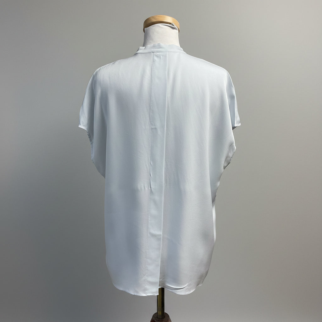 Vince pale blue silk blouse, size M