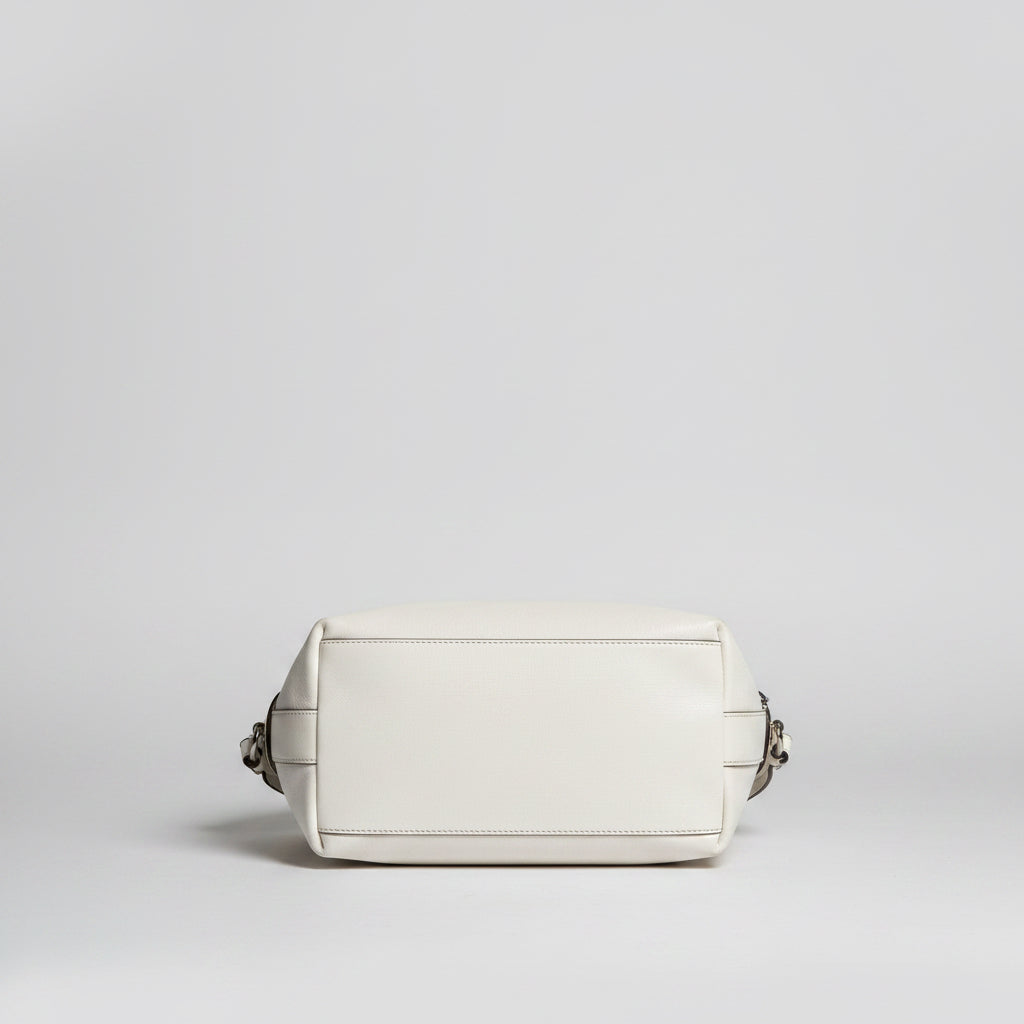 Coach bone leather bucket bag