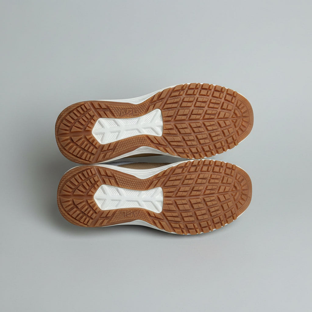 APL tan TechLoom Defender high tops, size 8, NEW IN BOX!
