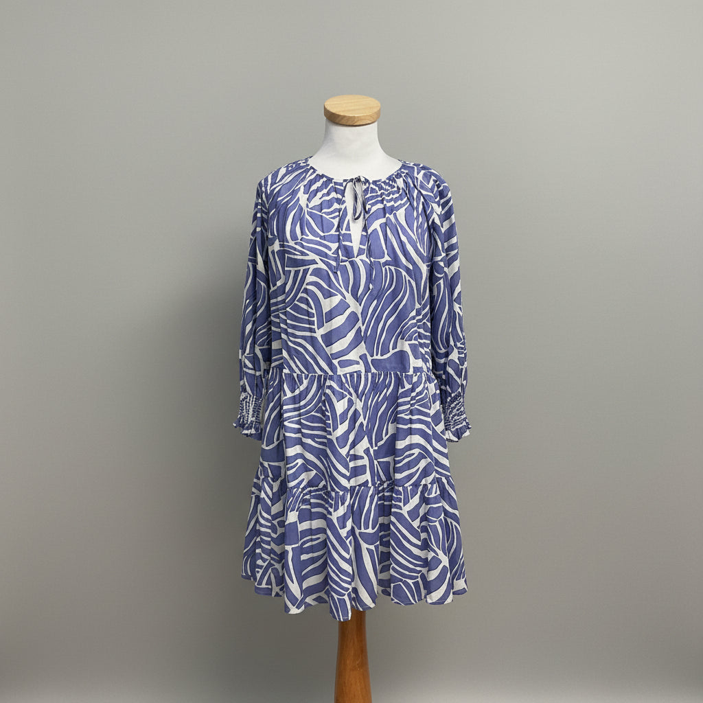 Rails blue and white Sia dress in Island Waves print, size XS