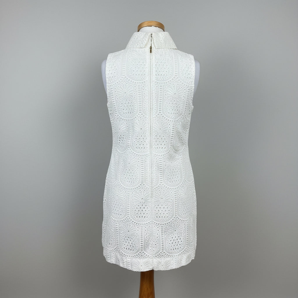 Lilly Pulitzer white eyelet Zander Romper, size 6