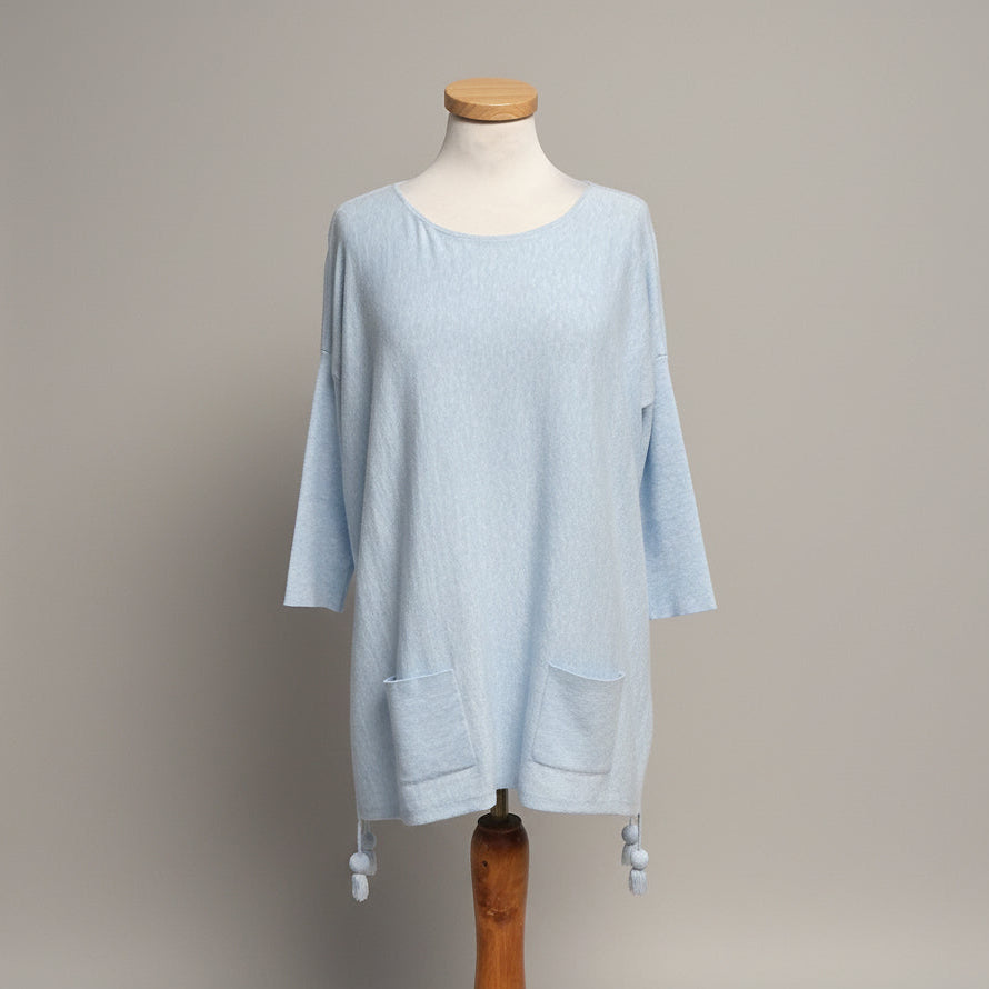 Lilly Pulitzer light blue Elba sweater, size XS