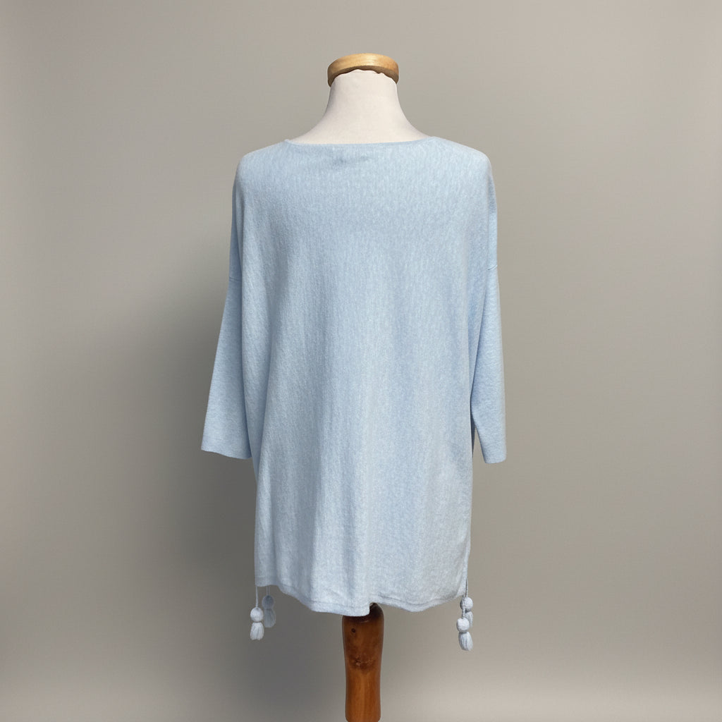 Lilly Pulitzer light blue Elba sweater, size XS