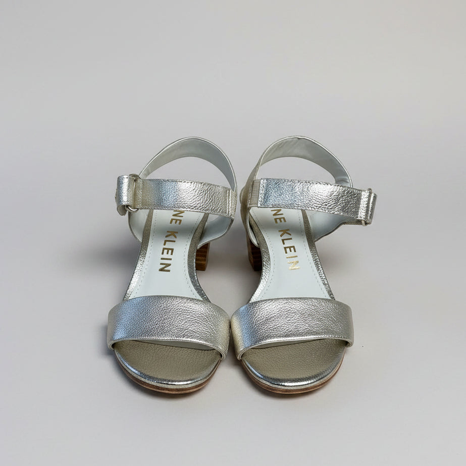 Anne Klein gold Jackie sandals, size 6