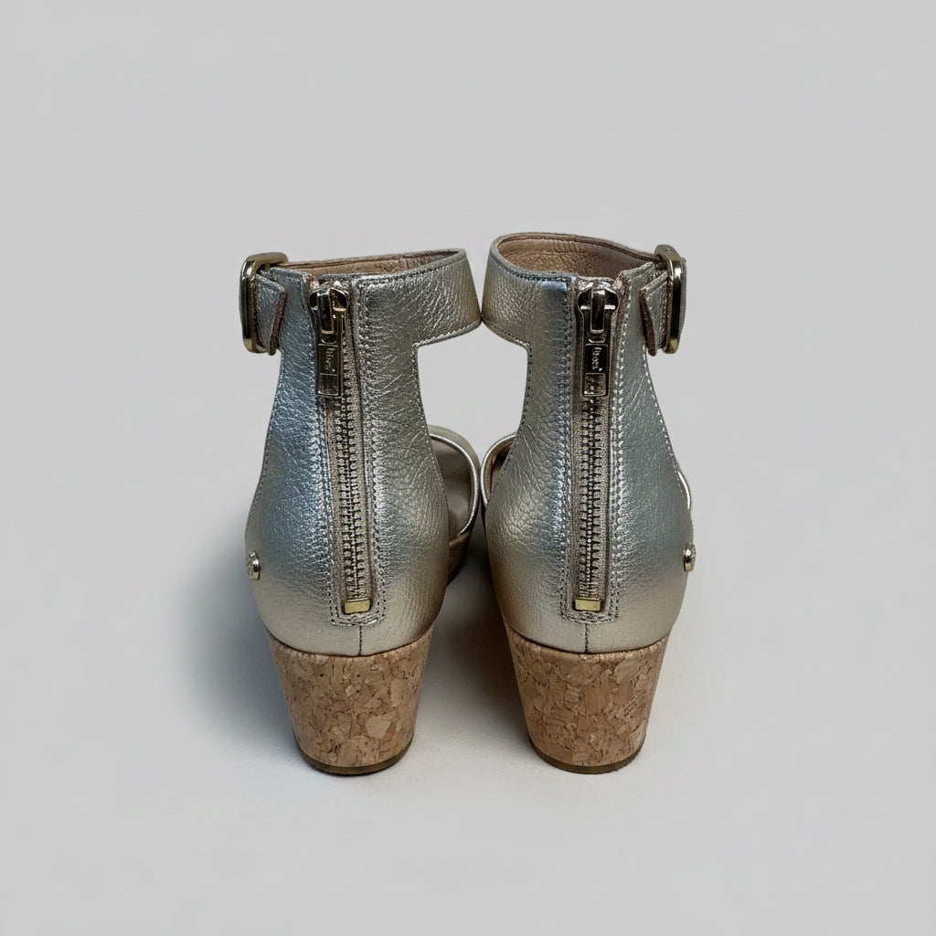Ugg gold wedge Zoe II sandals, size 5.5, BRAND NEW!