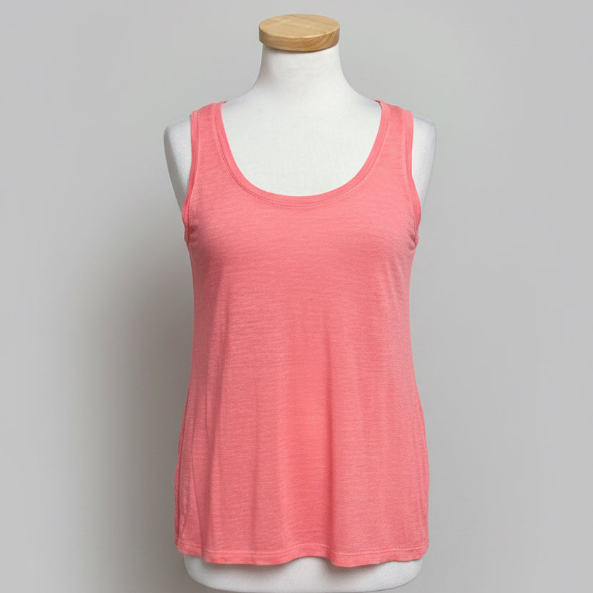 120% Lino peach linen Mila tank, size S