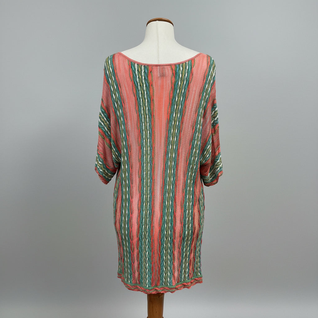 Missoni vintage orange and blue sweater, size M