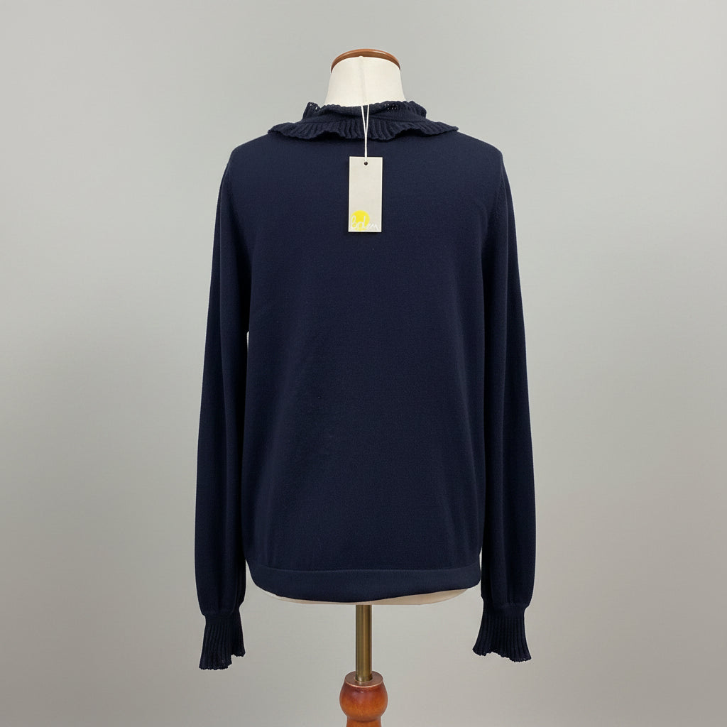 Boden navy cardigan, size 12, NEW WITH TAGS!