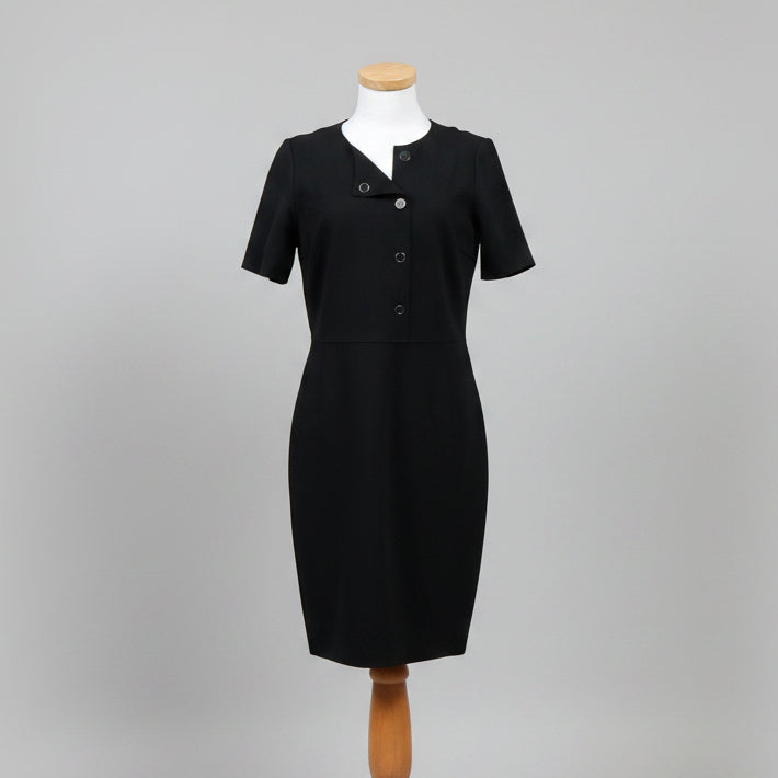 Elie Tahari black short sleeve dress, Size 8, NEW WITH TAGS!