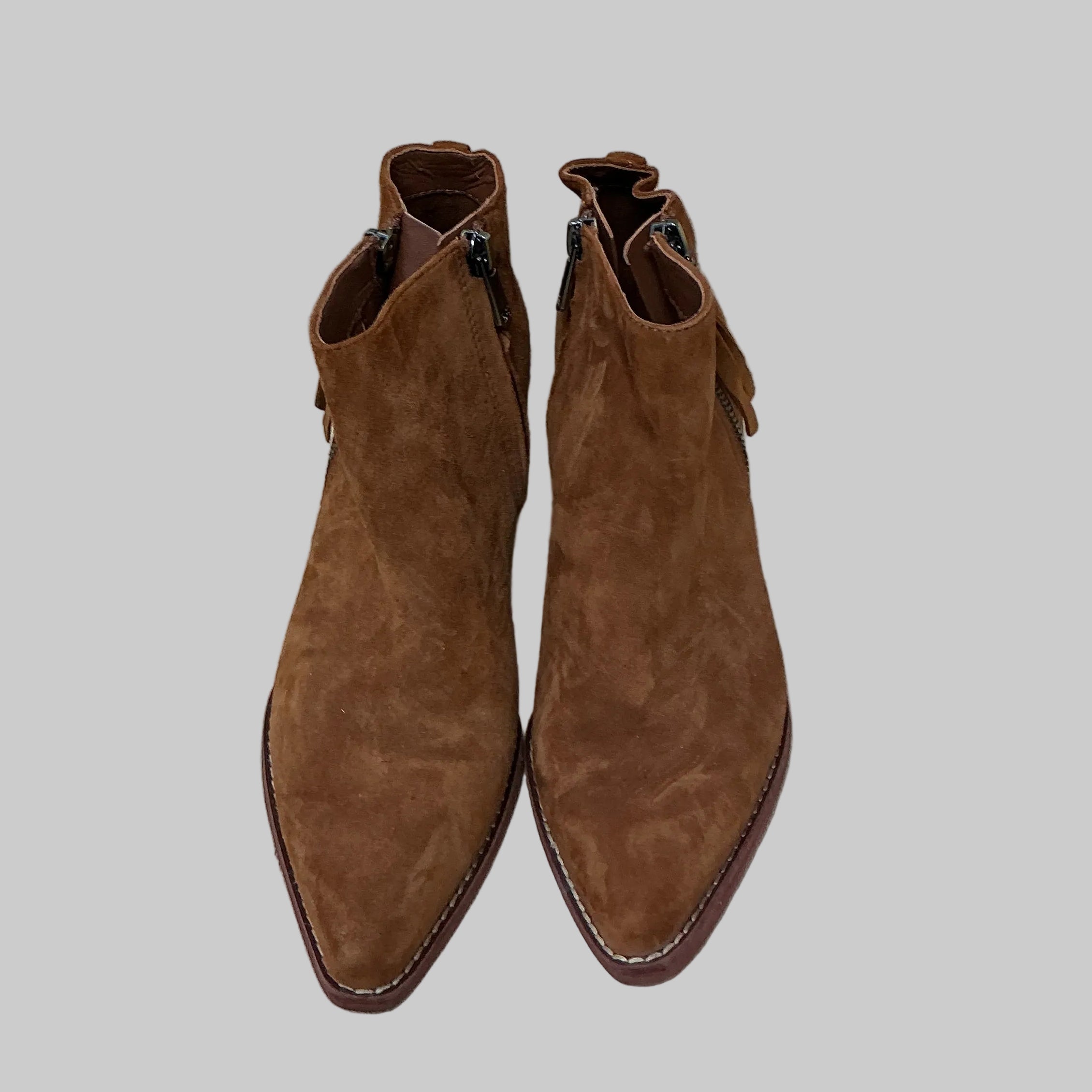 Sam Edelman saddle suede bootie, Size 6.5