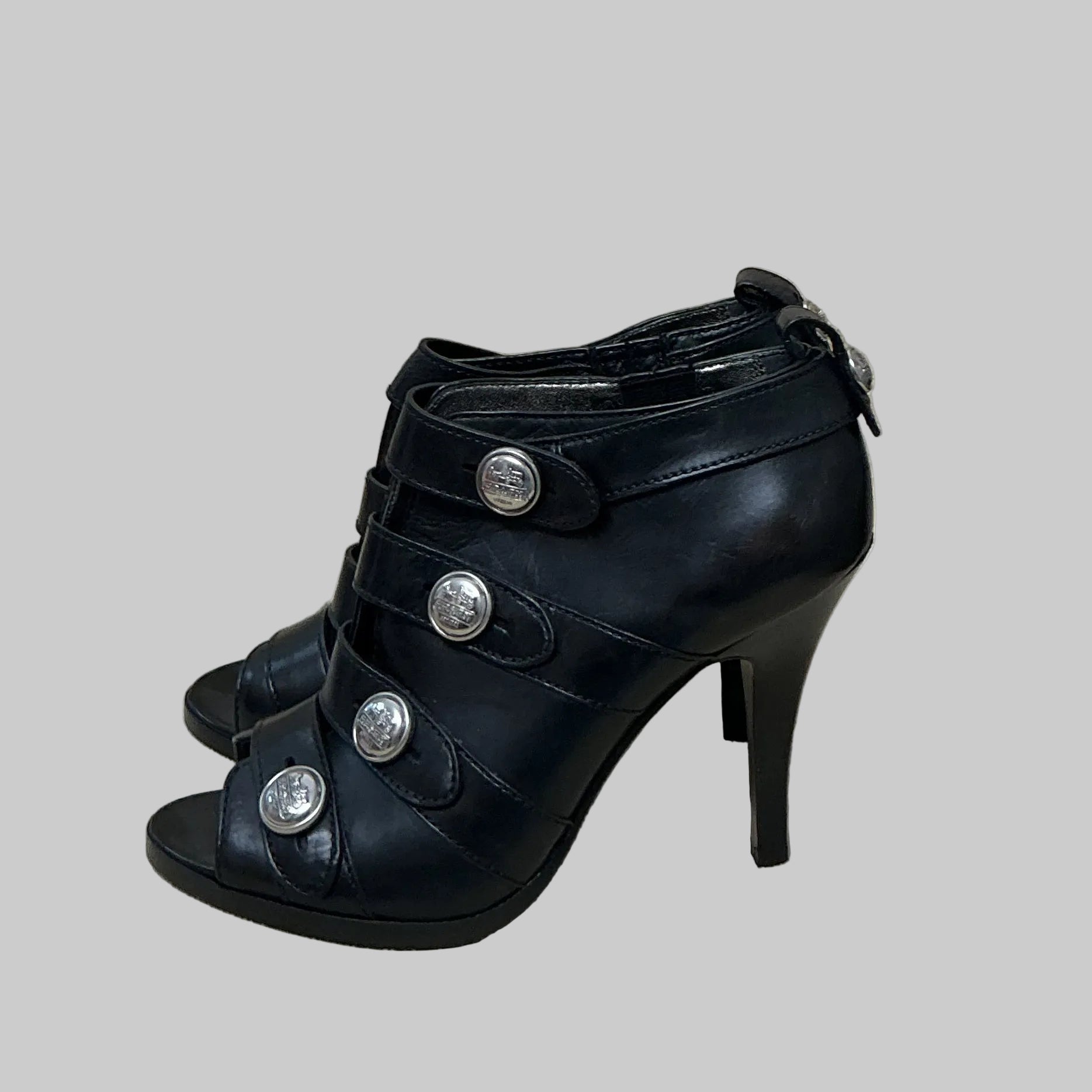 Coach black leather Brandie bootie, Size 7