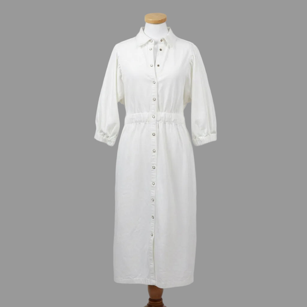 AllSaints white Osa dress, size 12