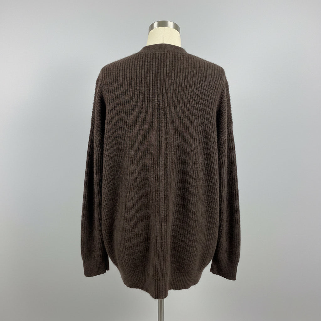 Jenni Kayne brown cashmere Cocoon sweater, Size M