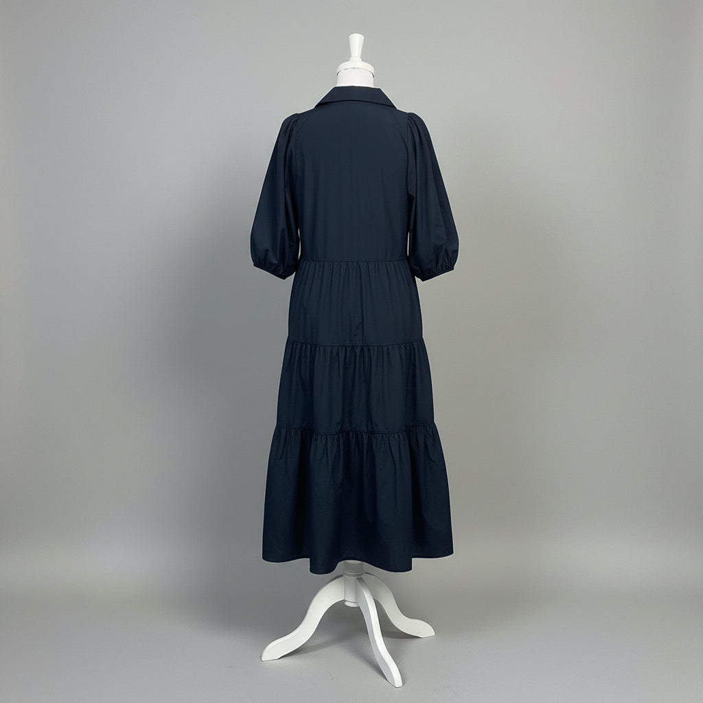 Brochu Walker navy Antiqua dress, size M