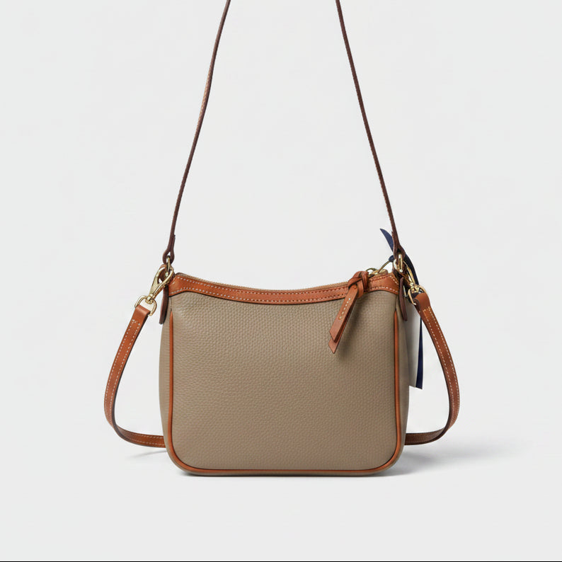 Dooney & Bourke taupe pocket crossbody bag, NEW WITH TAGS!