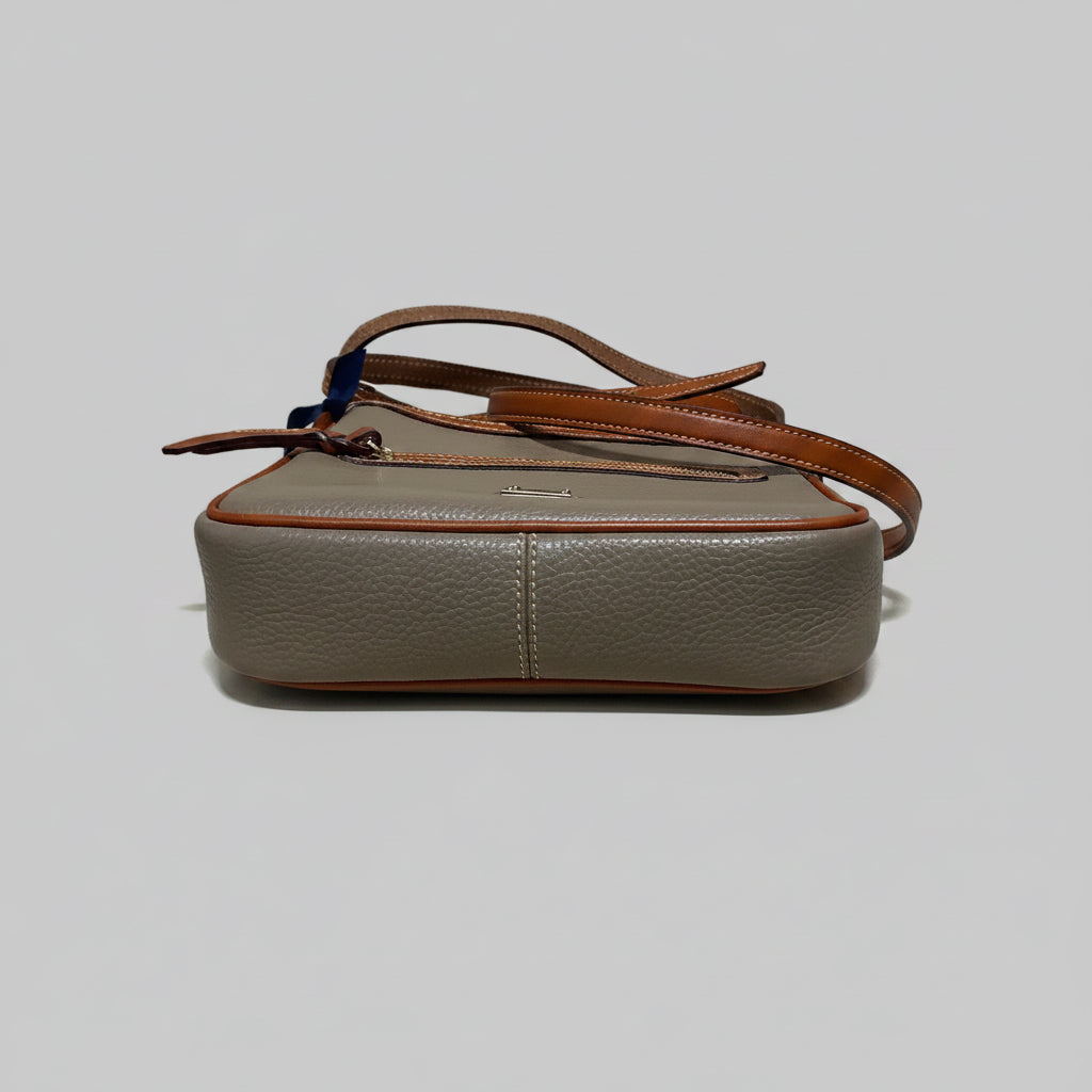 Dooney & Bourke taupe pocket crossbody bag, NEW WITH TAGS!