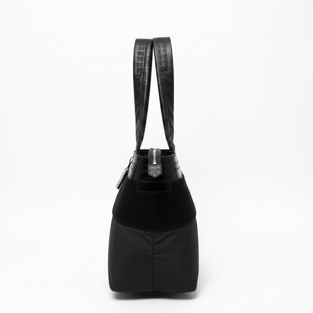 Elizabeth & James black Newspaper tote, NEW WITH TAGS!