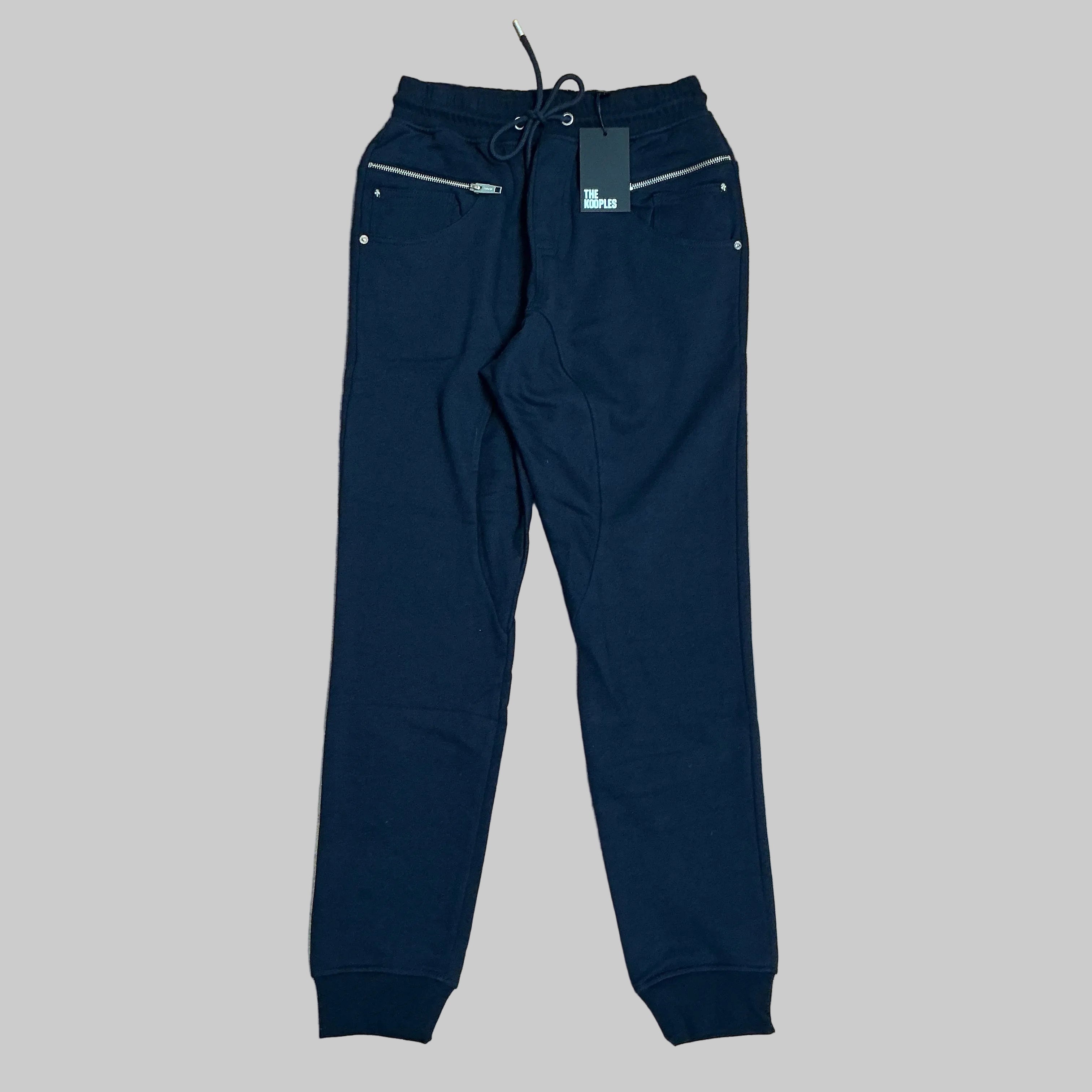 The Kooples navy knit joggers, size S, NEW WITH TAGS!