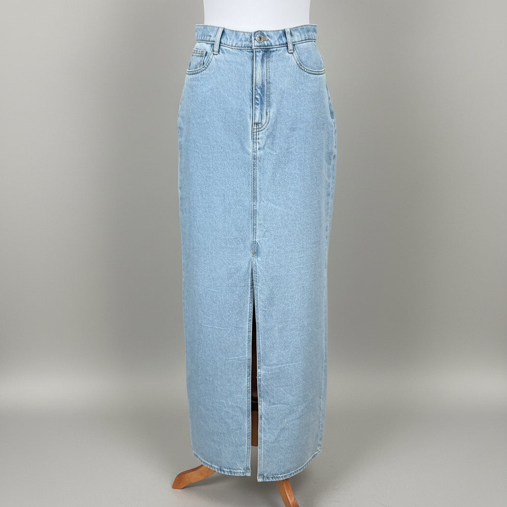 Derek Lam denim maxi skirt, size 27
