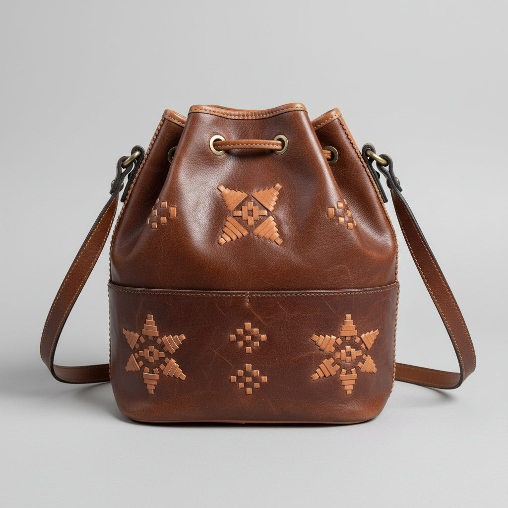 Patricia Nash brown & tan Brindisi bag