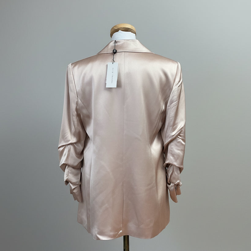 Elie Tahari champagne satin jacket, size 12, NEW WITH TAGS!