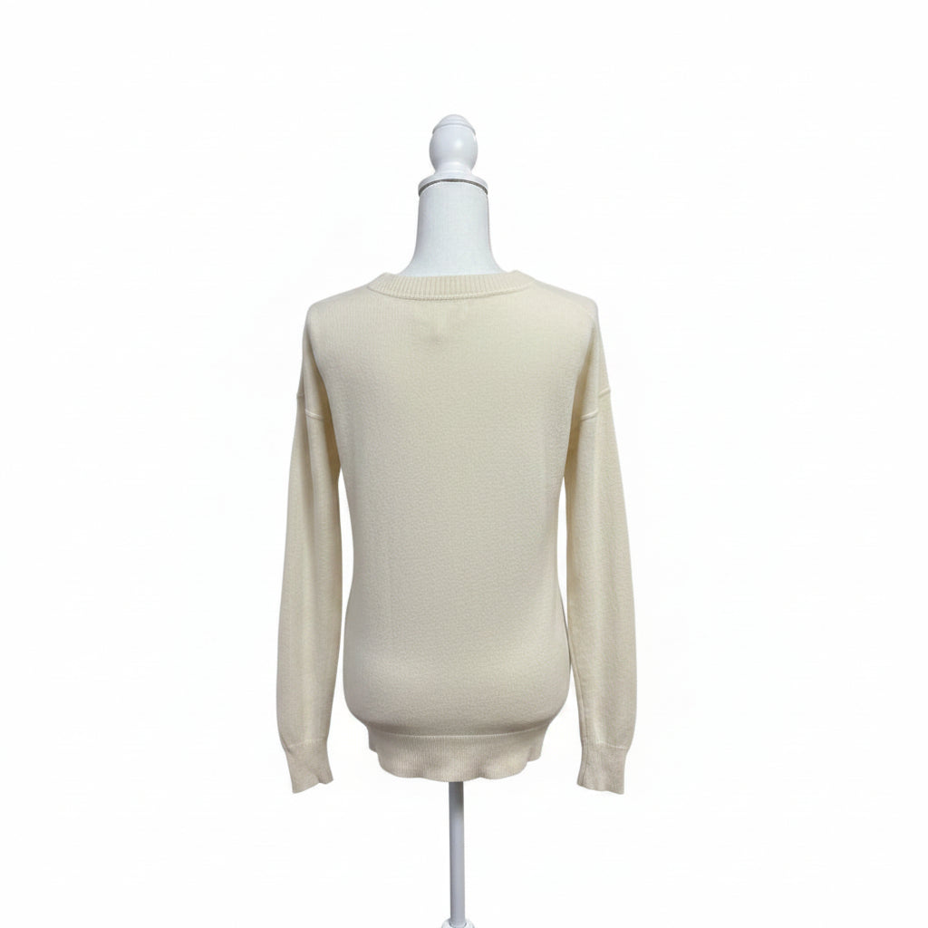 Apiece Apart cream cashmere sweater, size XS