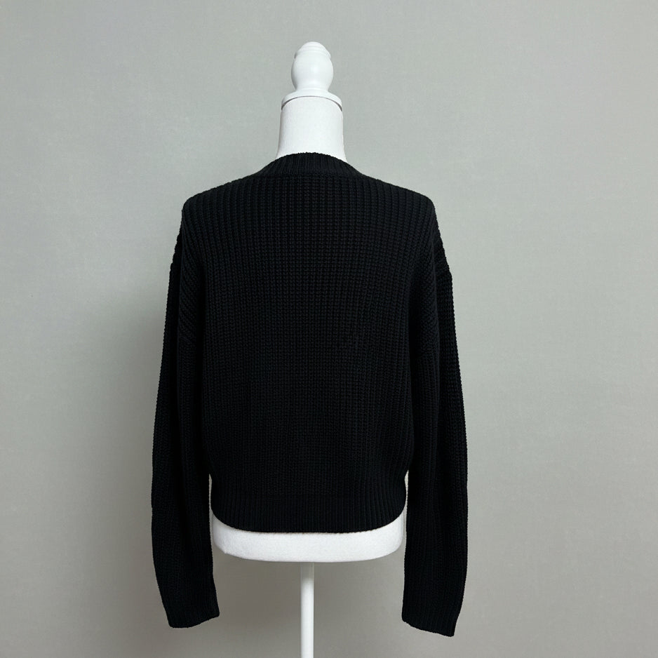 Apiece Apart black ribbed cardigan sweater, size XS