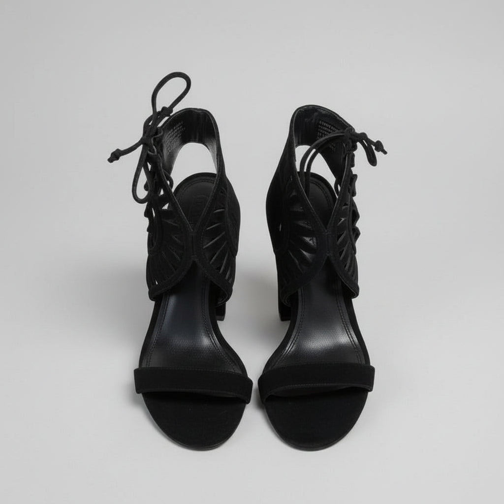 Tory Burch suede laser cut Layla shoes, size 6.5