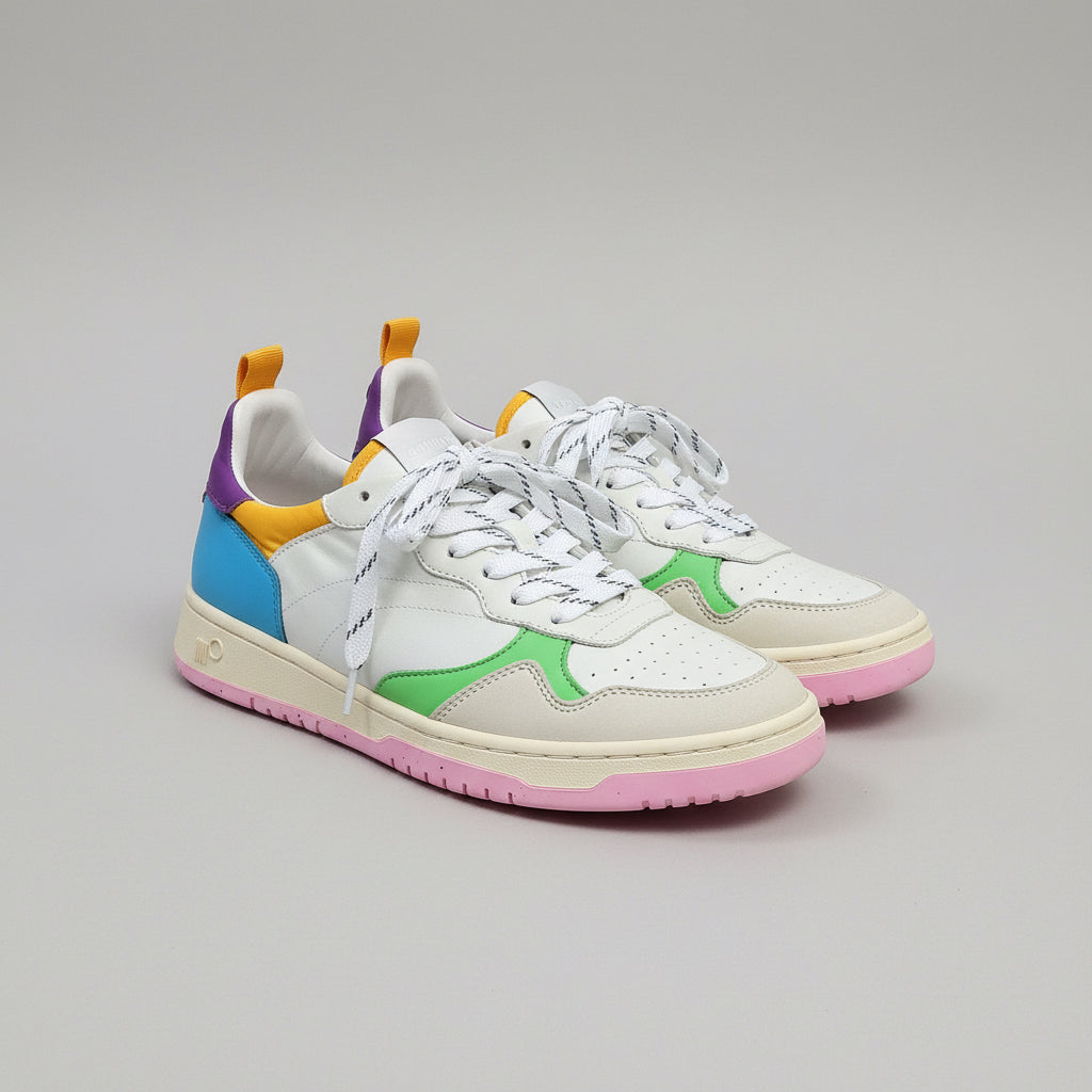 Oncept white/multi-color Pheonix sneakers, size 9.5
