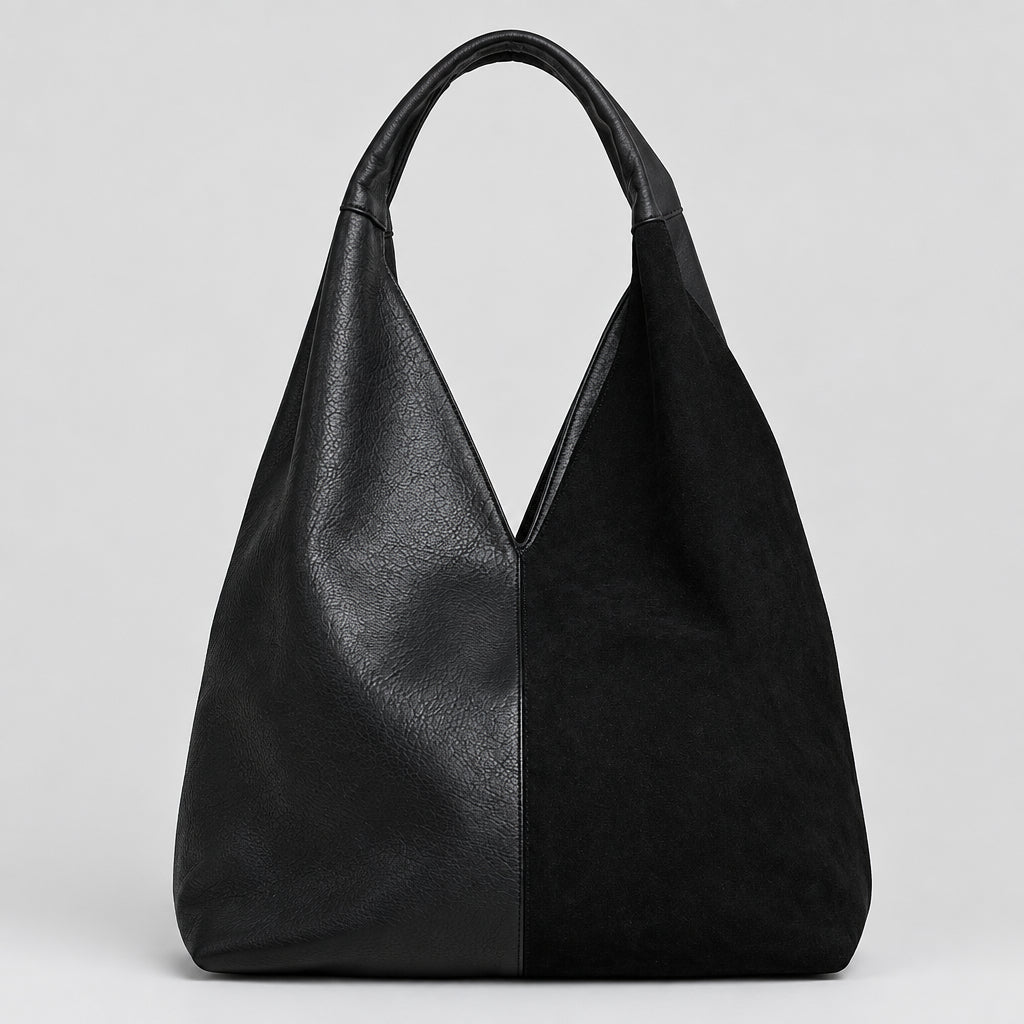 Anthropologie black slouchy bag