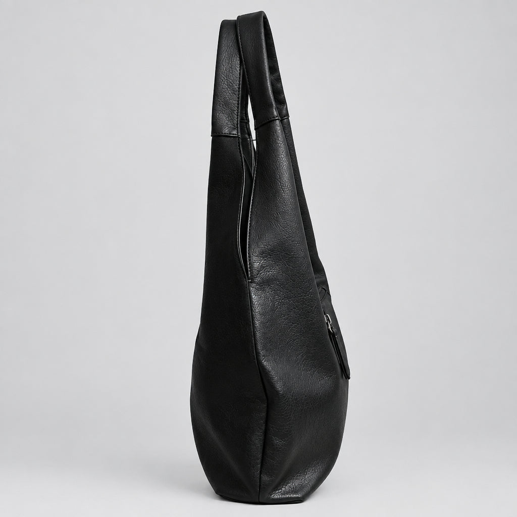 Anthropologie black slouchy bag