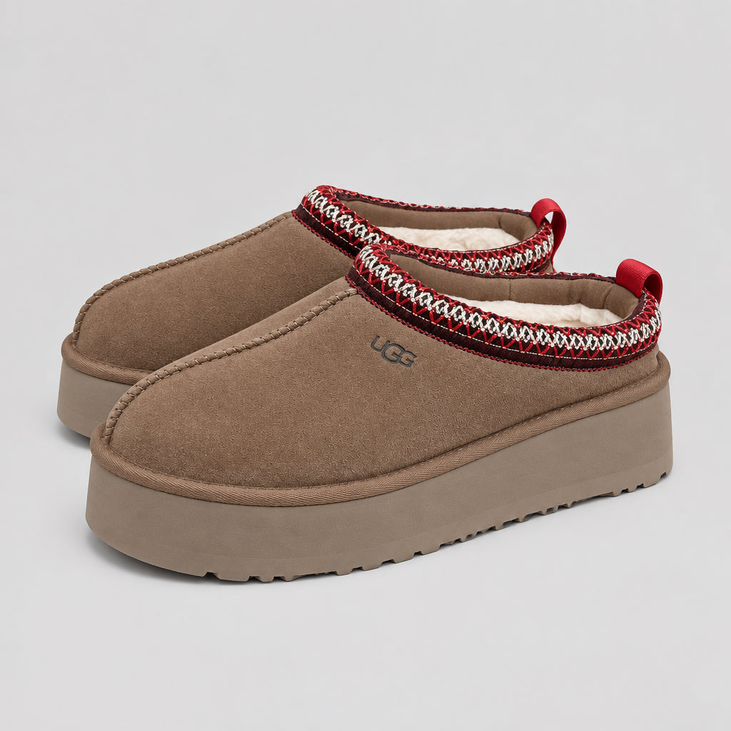 Ugg tan Tazz platform clogs, size 8