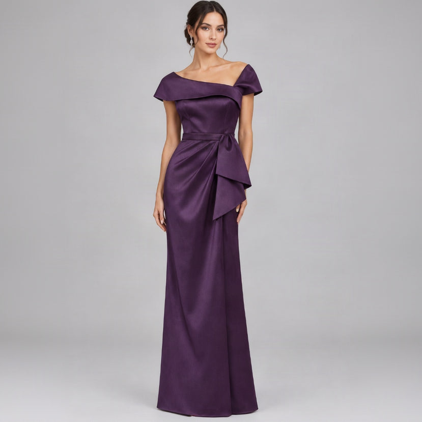 Xscape plum dress, size 6P, NEW WITH TAGS!
