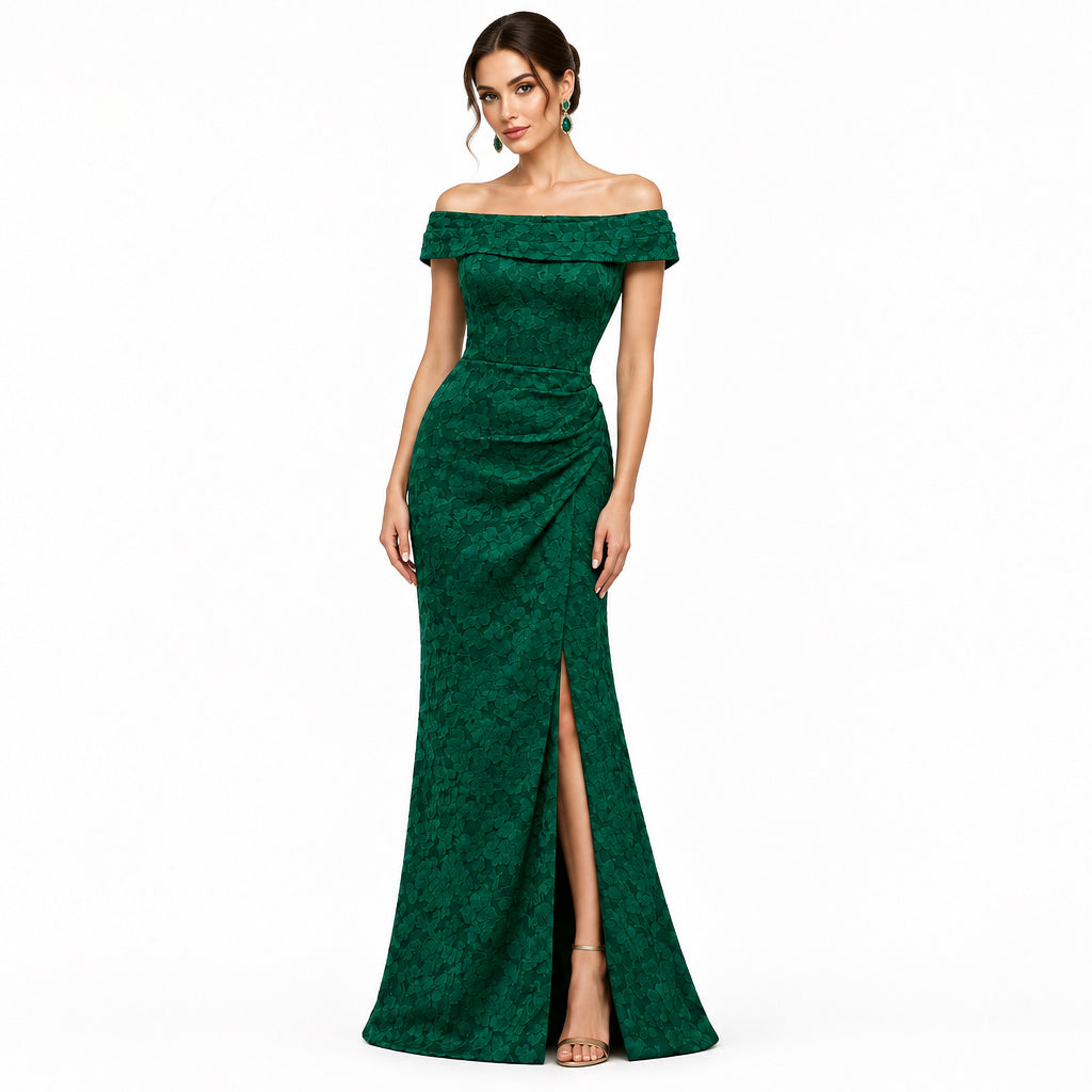 Azazie pine green Irvine dress, size 8, NEW WITH TAGS!
