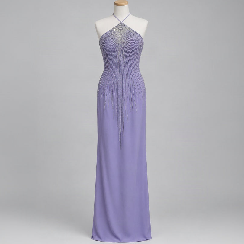 Cassandra Stone lavender dress, size 8