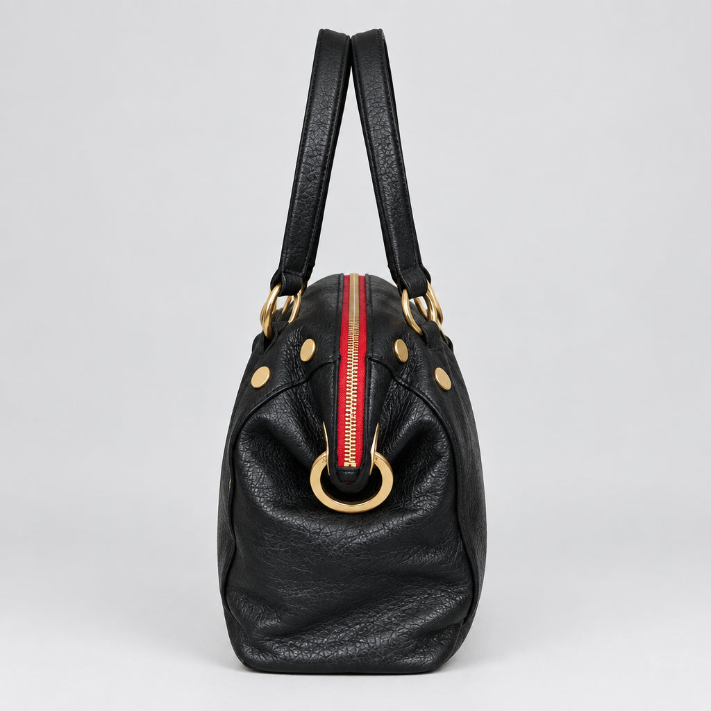 Hammitt black leather medium Daniel handbag