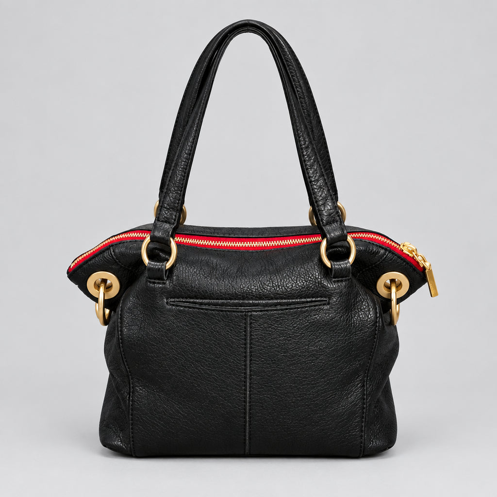 Hammitt black leather medium Daniel handbag