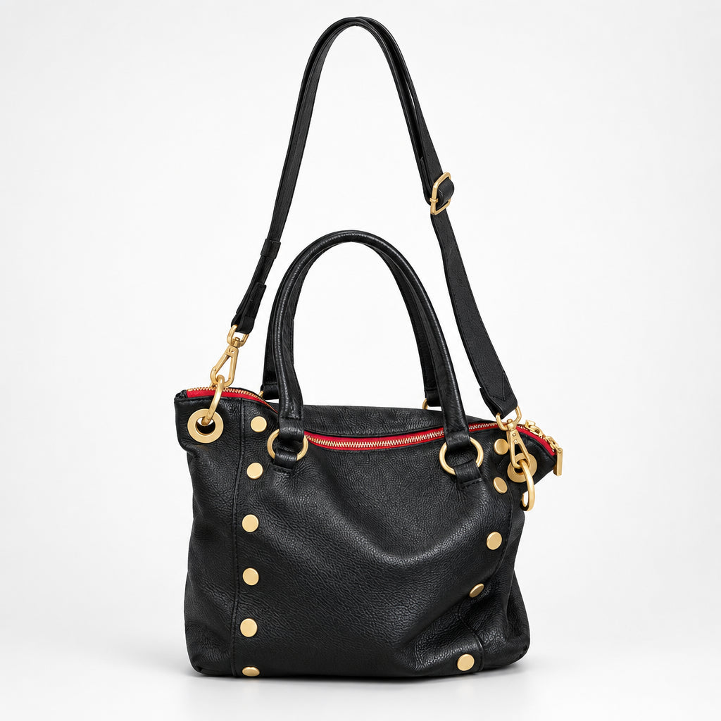 Hammitt black leather medium Daniel handbag