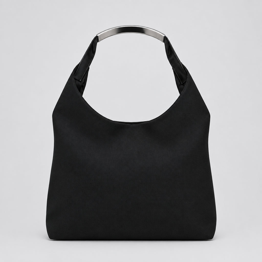 Gucci black nylon handbag