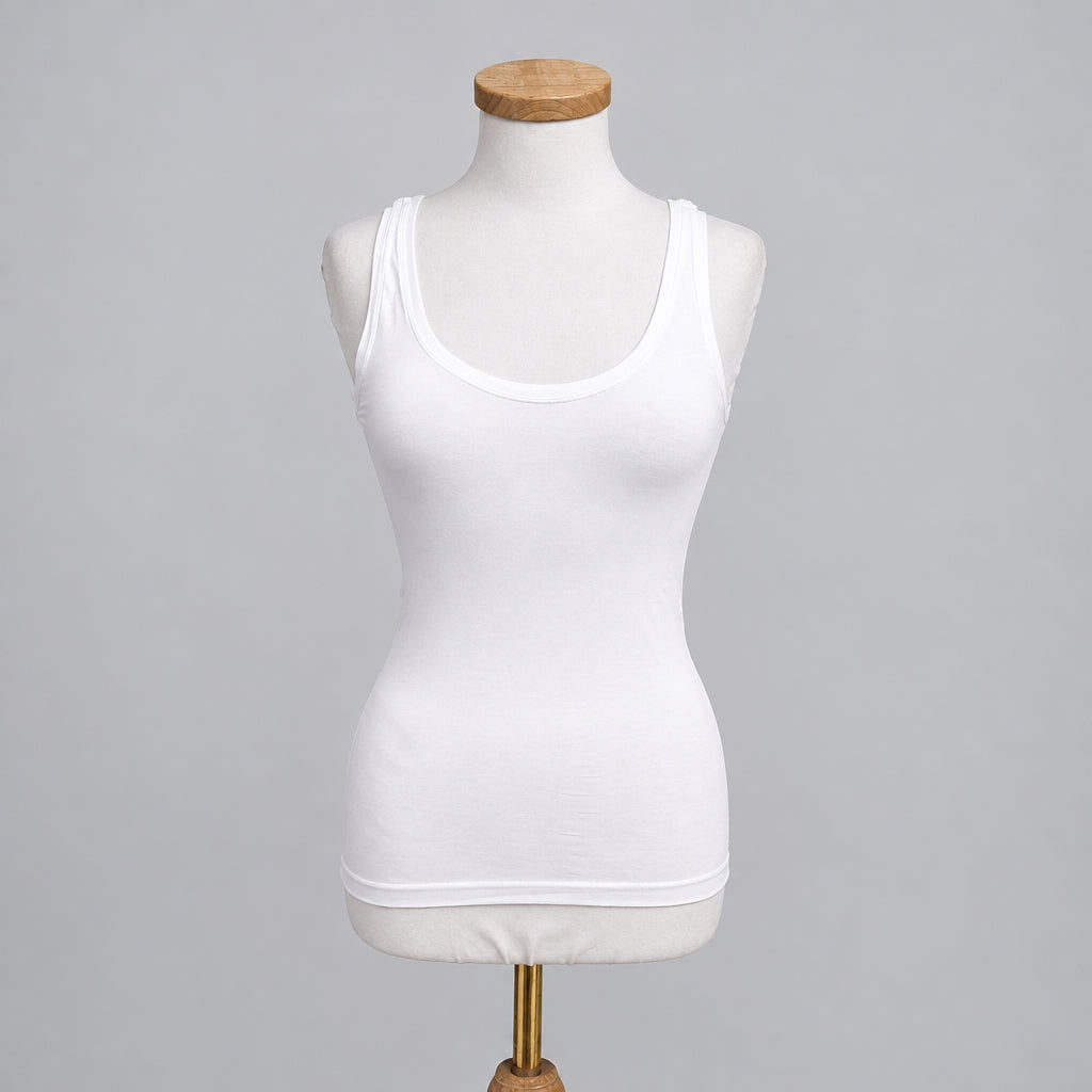 Hanro white tank top, size L
