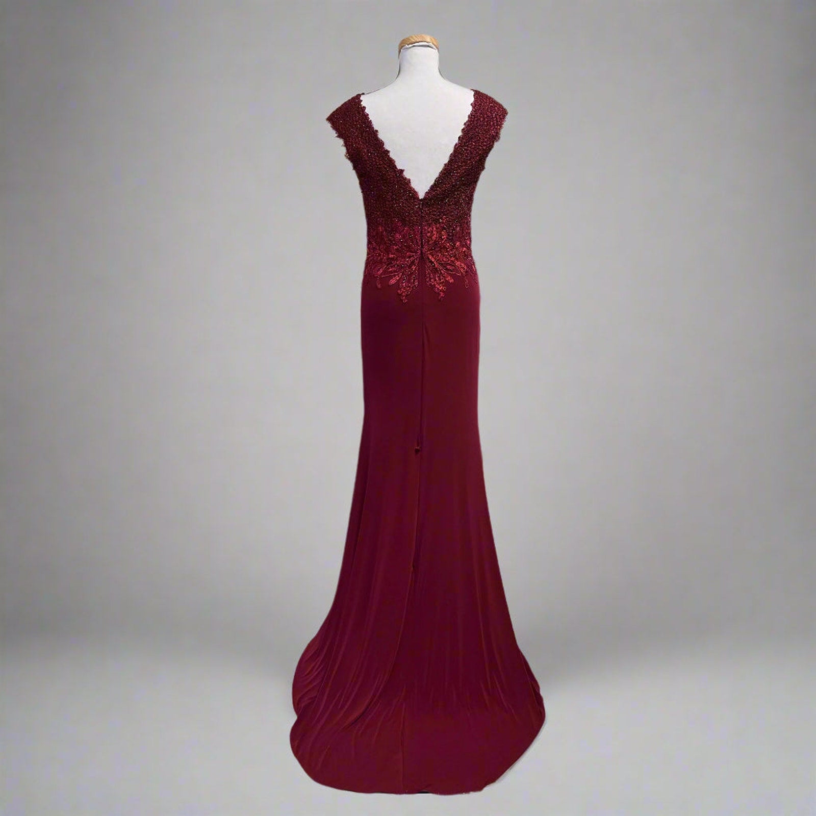 MGNY burgundy dress, size 6