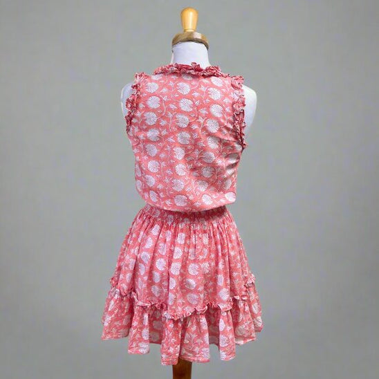 Anna Cate pink print Morgan dress, size S
