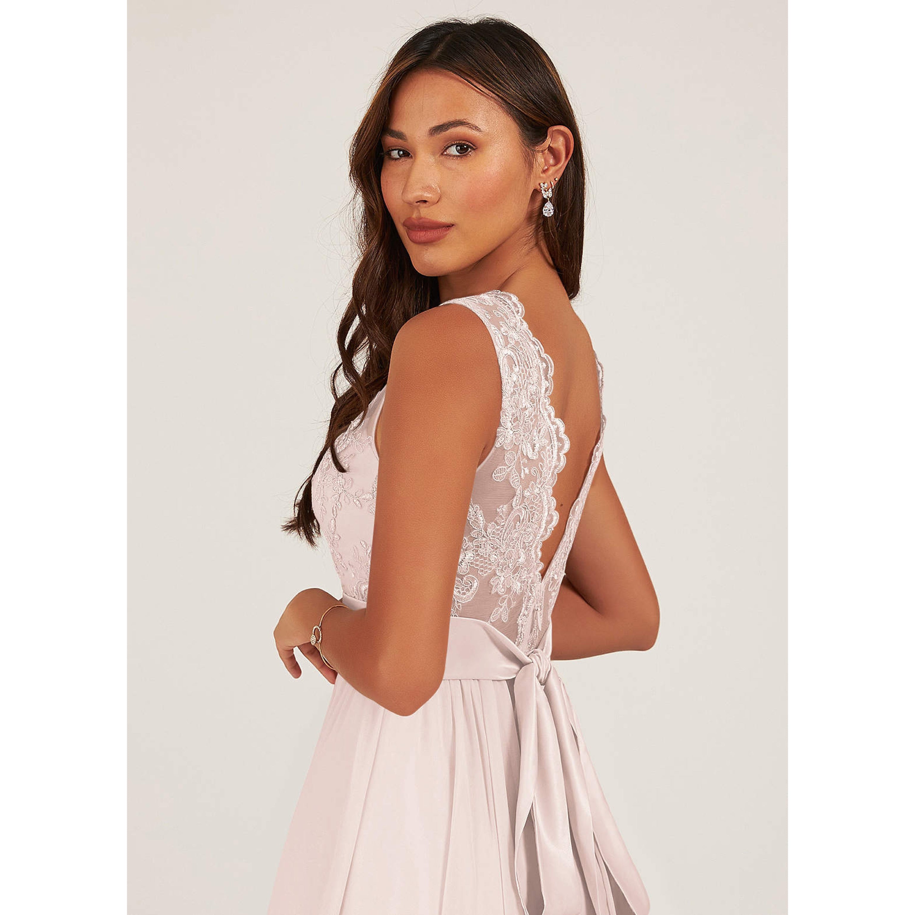 Azazie pale pink dress, size 24